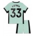 Chelsea Wesley Fofana #33 Babykleding Derde Shirt Kinderen 2023-24 Korte Mouwen (+ korte broeken)